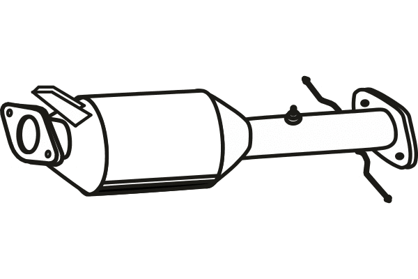 Soot/Particulate Filter, exhaust system (P9850DPF)