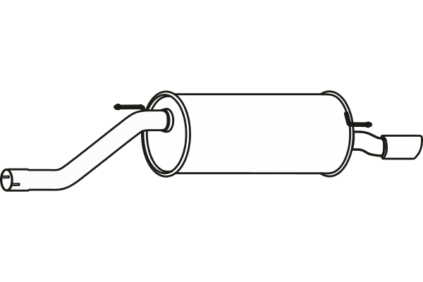 Rear Muffler (P10008)