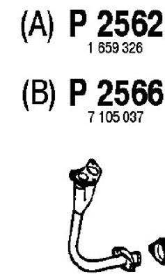 Exhaust Pipe (P2566)