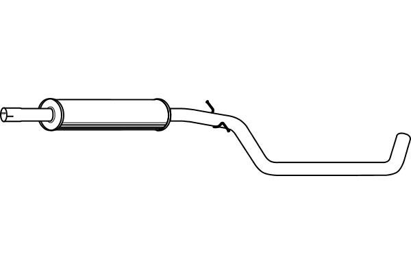 Centre Muffler (P7574)