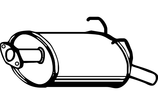 Rear Muffler (P2820)