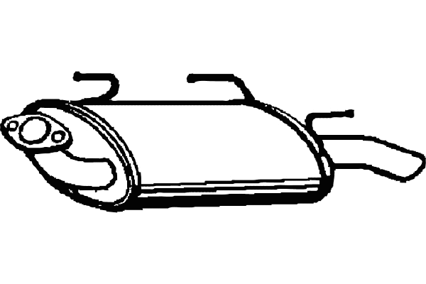 Rear Muffler (P4293)