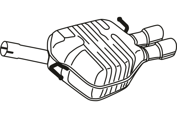 Rear Muffler (P11073)