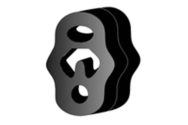 Rubber Strip, exhaust system (X30120)