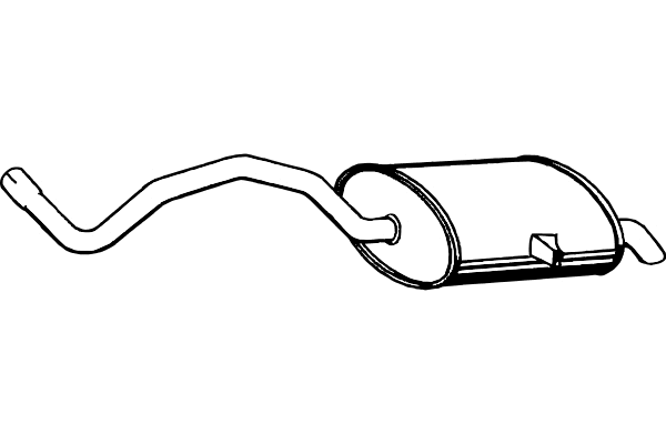 Rear Muffler (P5077)
