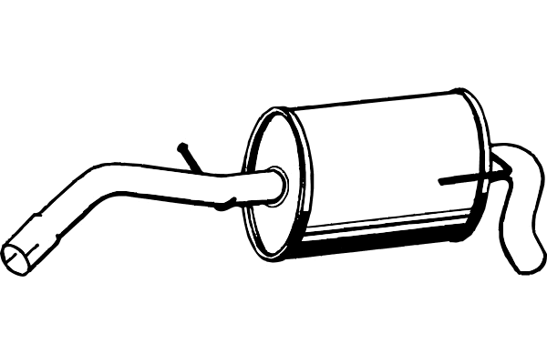Rear Muffler (P5546)