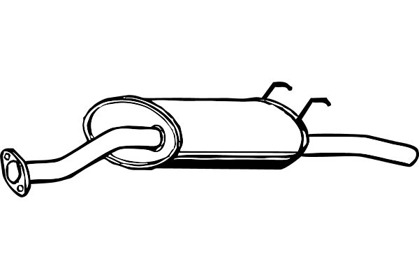 Rear Muffler (P2734)