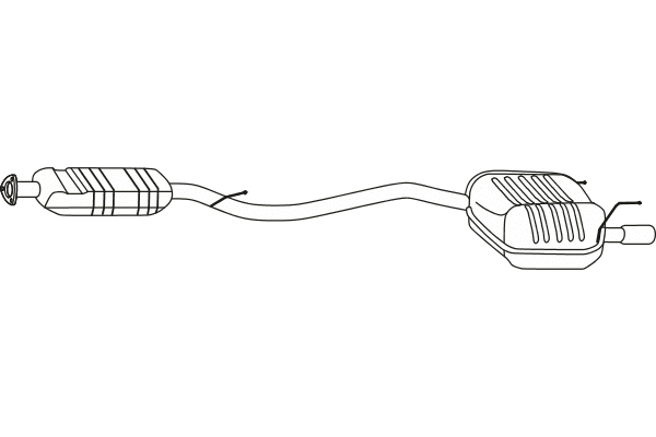 Rear Muffler (P36006)