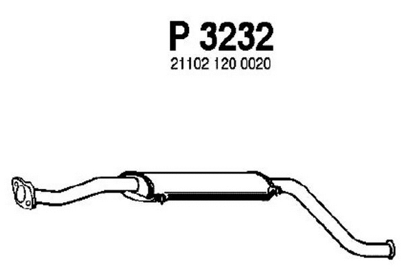 Centre Muffler (P3232)