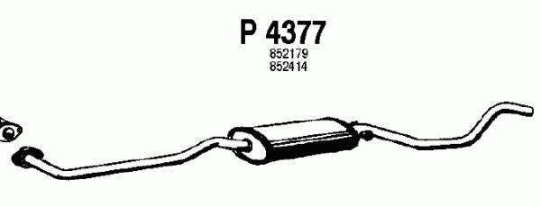 Centre Muffler (P4377)