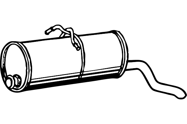 Rear Muffler (P1770)