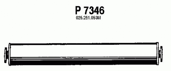 Rear Muffler (P7346)
