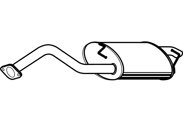 Rear Muffler (P6922)