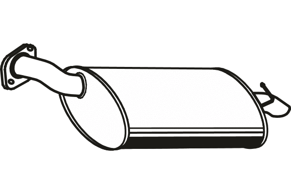 Rear Muffler (P3489)