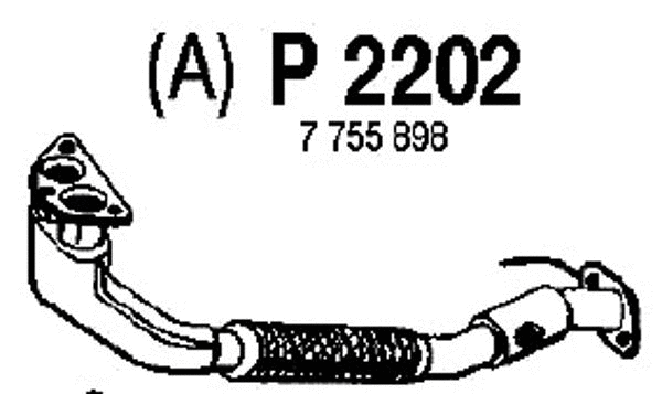Exhaust Pipe (P2202)