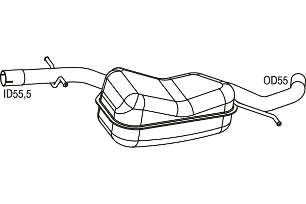 Centre Muffler (P72084)