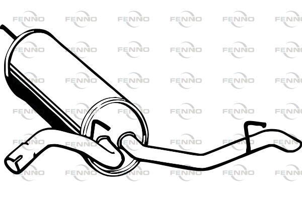 Rear Muffler (P1253)