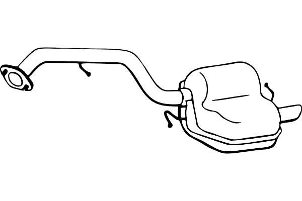 Rear Muffler (P3447)
