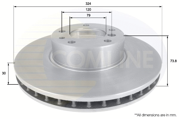 Brake Disc (ADC1735V)