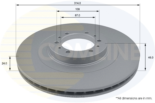 Brake Disc (ADC0346V)