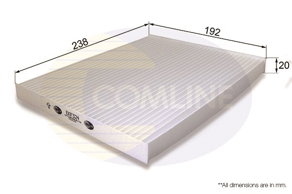 Filter, cabin air (EKF324)