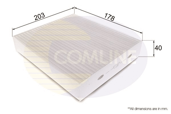 Filter, cabin air (EKF108)