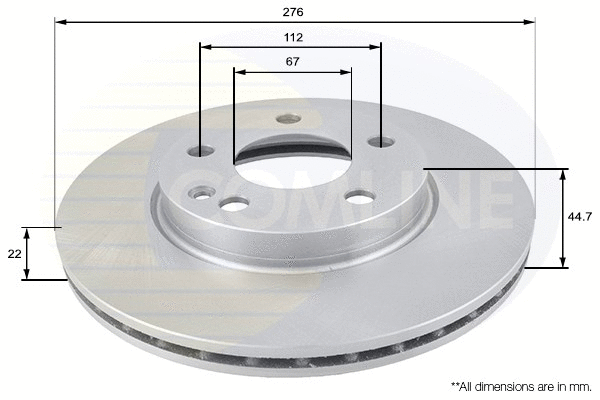 Brake Disc (ADC1642V)