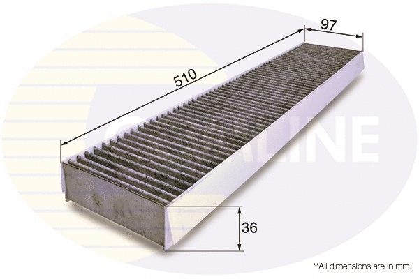 Filter, cabin air (EKF155A)