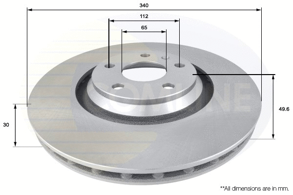 Brake Disc (ADC2605V)