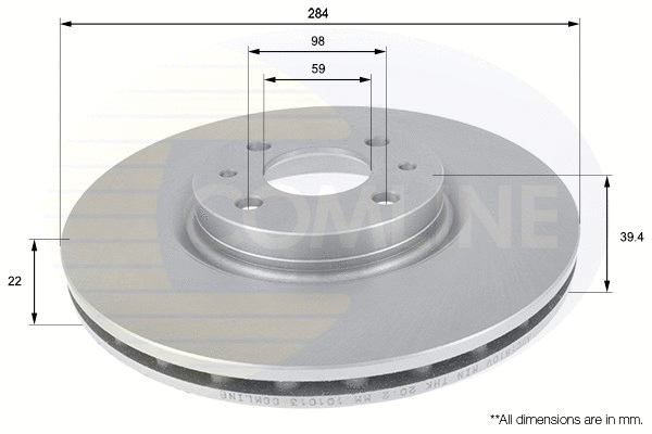 Brake Disc (ADC1810V)