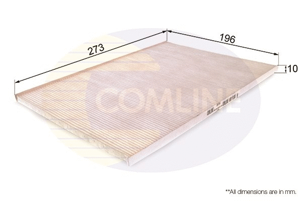 Filter, cabin air (EKF314)