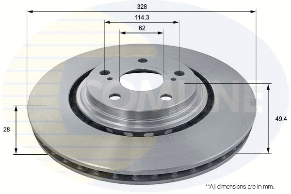 Brake Disc (ADC2515V)