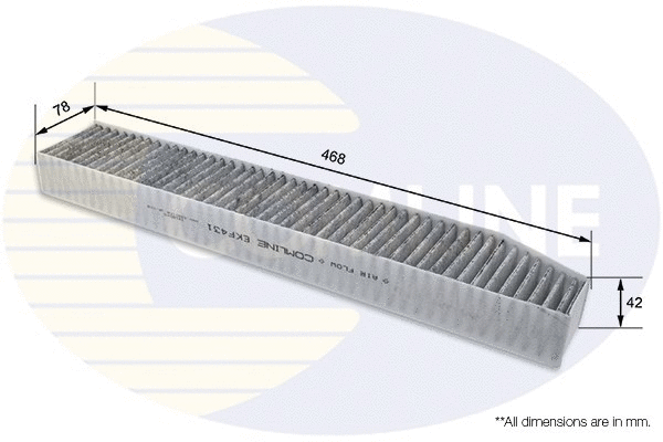 Filter, cabin air (EKF431)