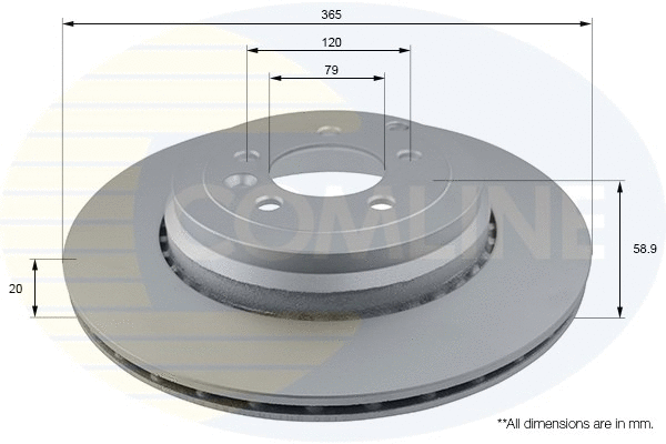 Brake Disc (ADC1281V)