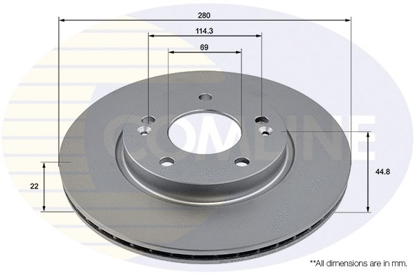 Brake Disc (ADC5012V)