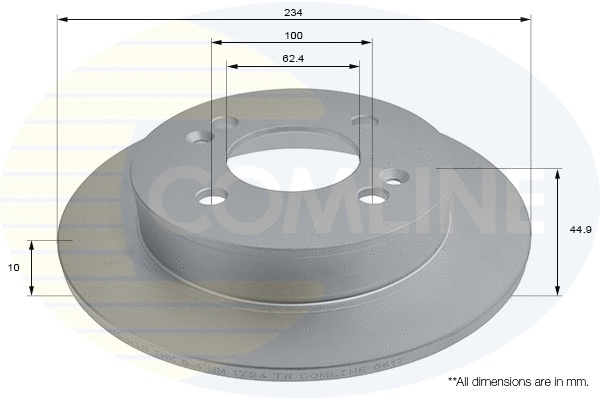 Brake Disc (ADC2840)