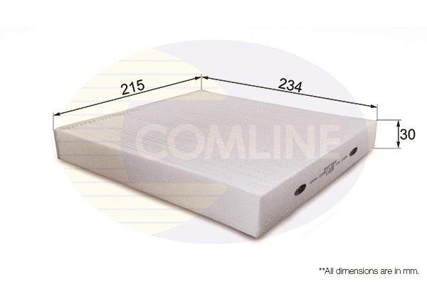 Filter, cabin air (EKF330)
