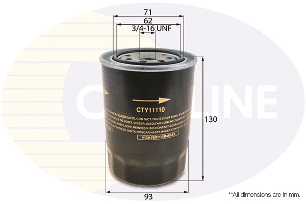 Oil Filter (CTY11110)