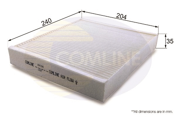 Filter, cabin air (EKF295)
