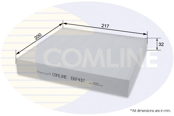 Filter, cabin air (EKF437)