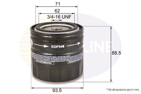 Oil Filter (EOF046)