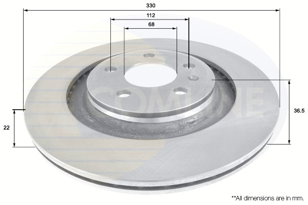 Brake Disc (ADC1486V)