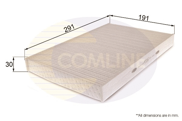 Filter, cabin air (EKF271)