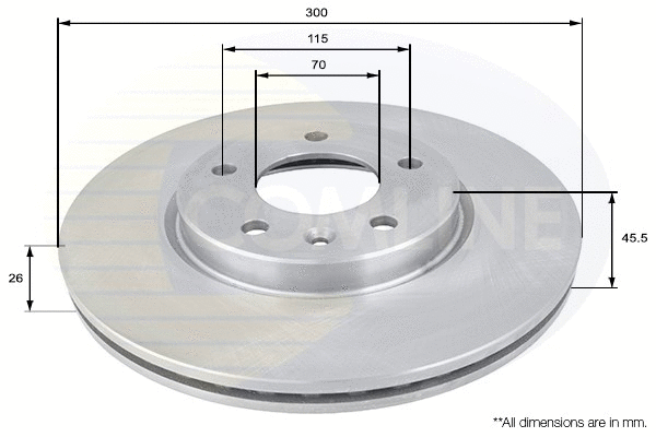 Brake Disc (ADC1153V)