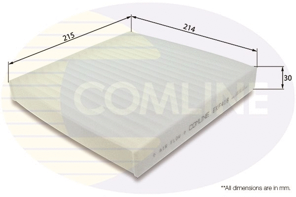 Filter, cabin air (EKF418)