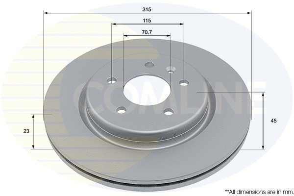 Brake Disc (ADC2972V)