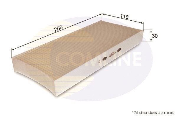 Filter, cabin air (EKF111)
