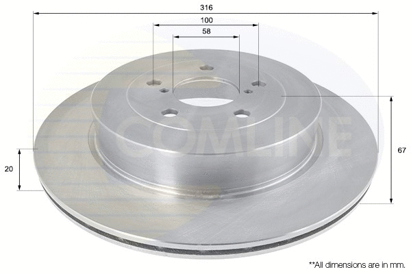 Brake Disc (ADC0816V)