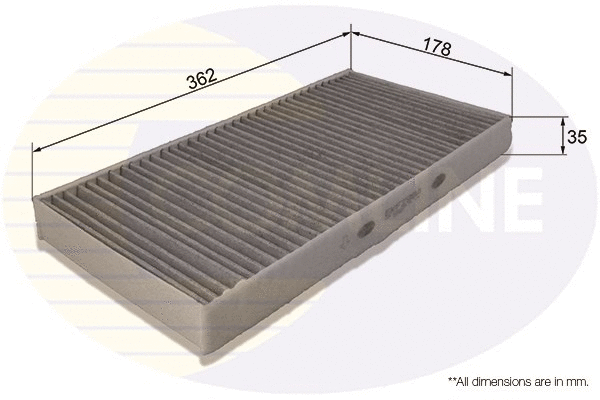 Filter, cabin air (EKF299A)