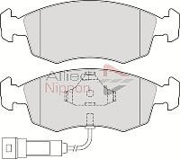 Brake Pad Set, disc brake (ADB1139)